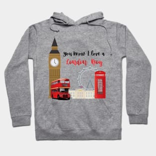 I love a london boy Hoodie